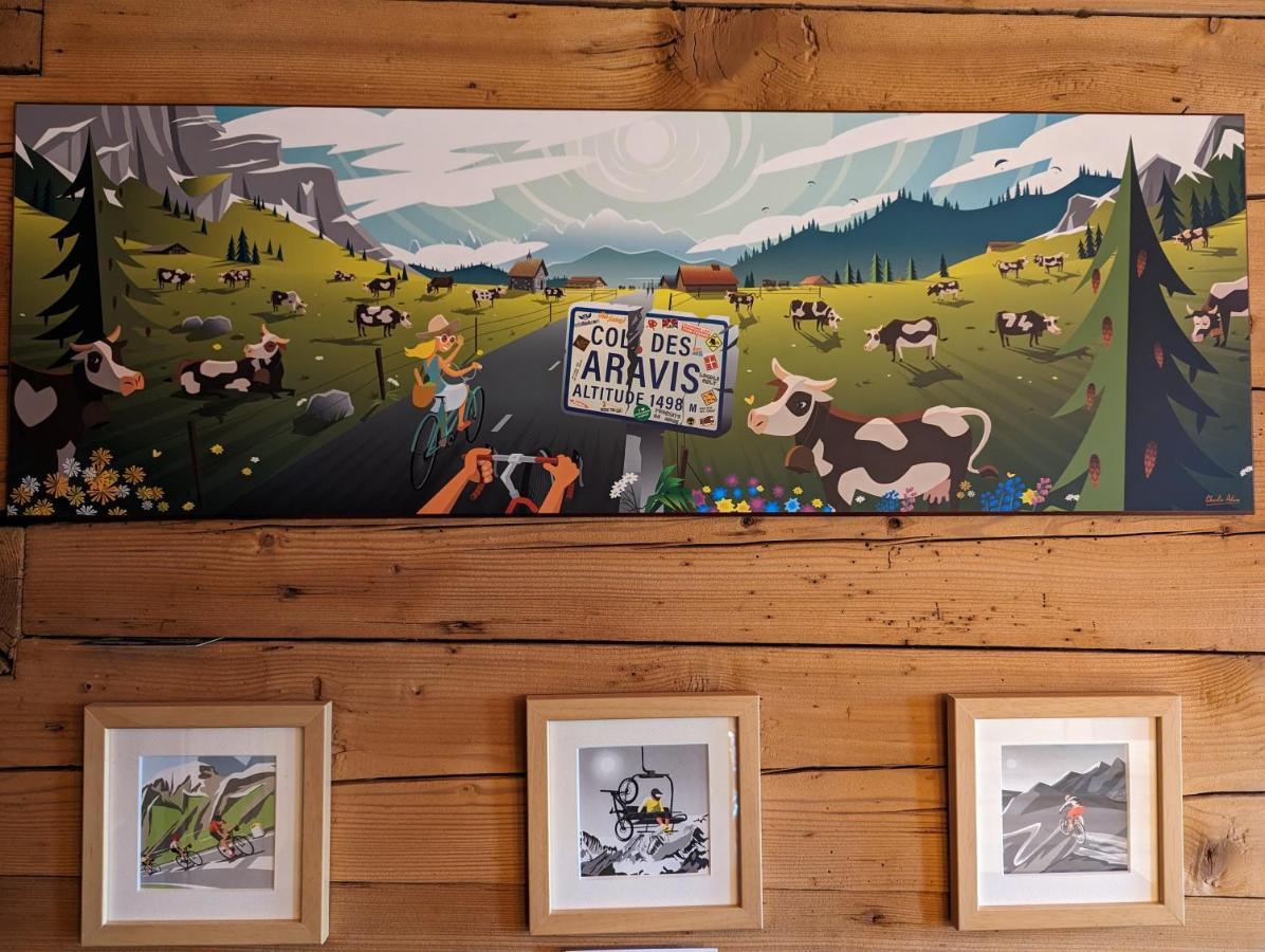 Bas De Chalet Au Coeur Des Aravis, Entre Lac Et Montagne Saint-Jean-de-Sixt Kültér fotó